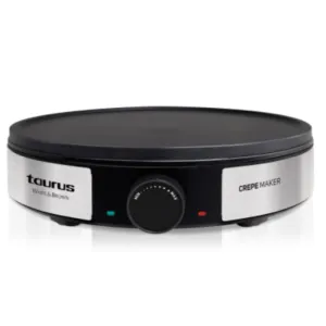 Taurus 1200w Crepe Maker Variable Temperature Control Non-stick Black 30cm