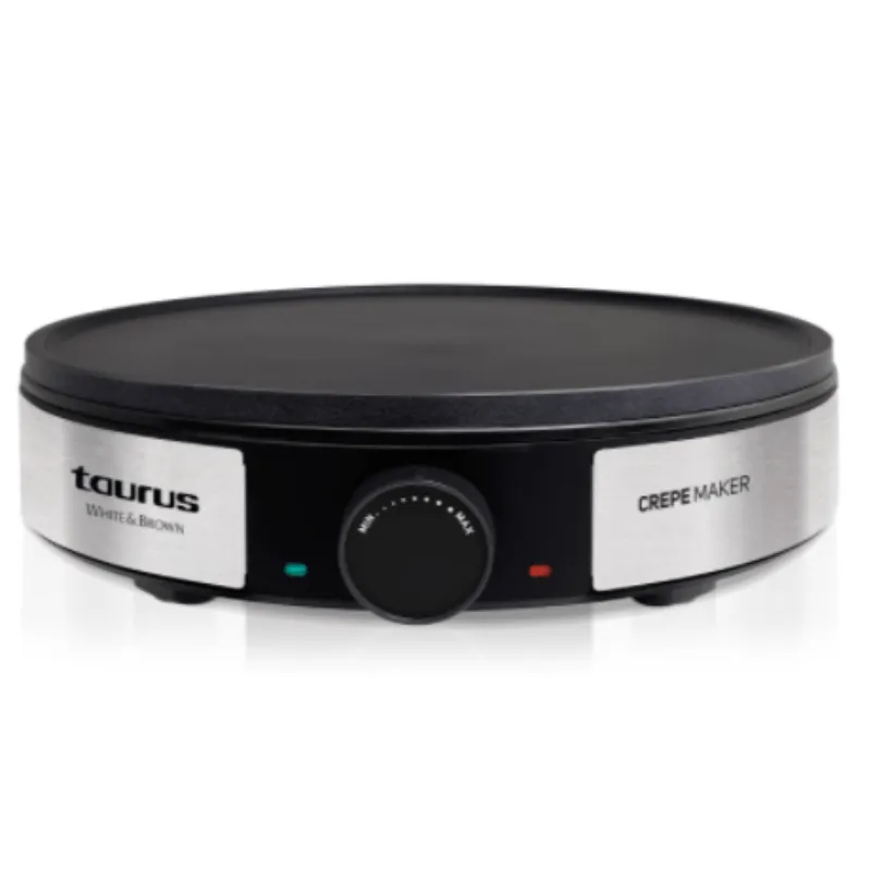 Taurus 1200w Crepe Maker Variable Temperature Control Non-stick Black 30cm