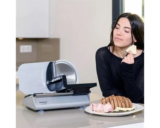 Taurus 150W Food Slicer Steel Brushed Cutmaster