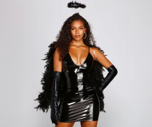 Tempting And Chic Charming Sleek Mini Dress