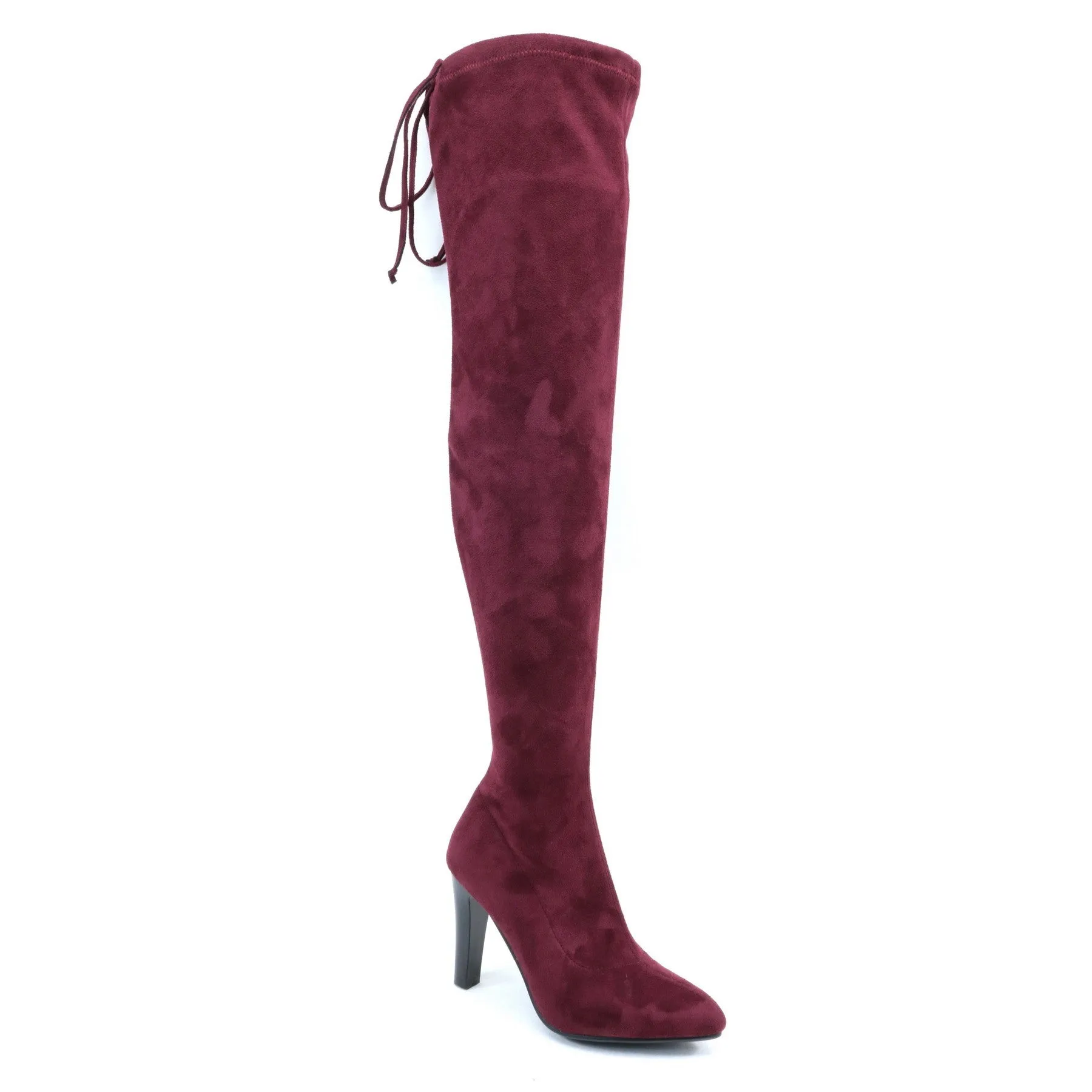 Tessa - Classic Suede Knee High Boots