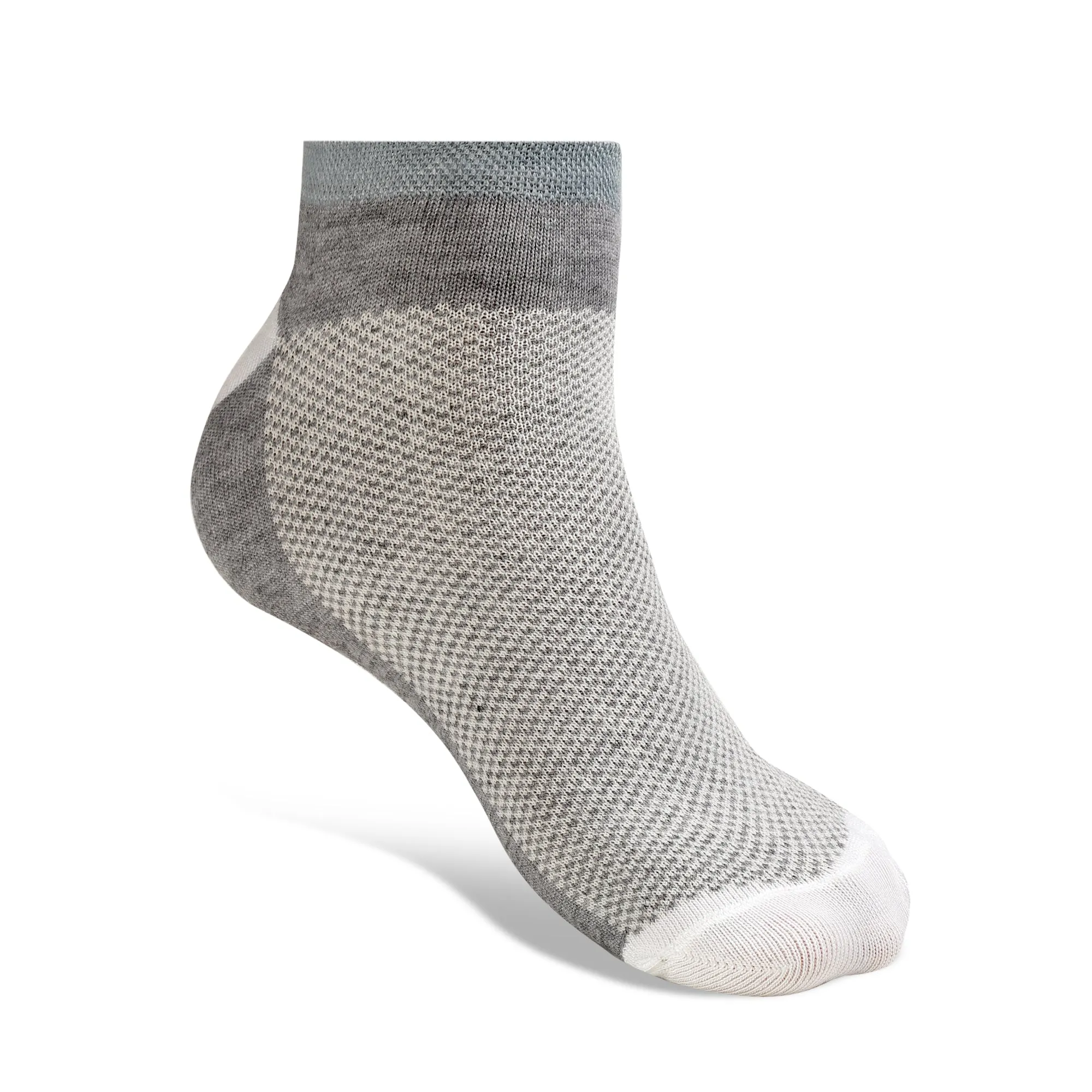 Texlon Men Low Ankle Sneaker Length Top net Spandex Casual Socks Pack of 5