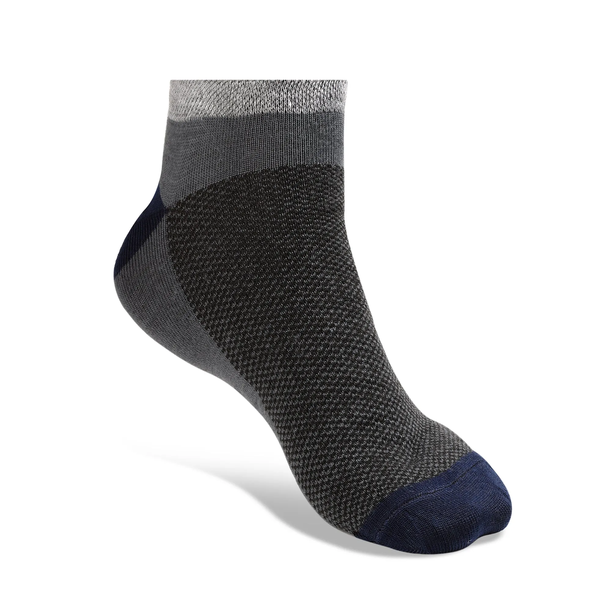 Texlon Men Low Ankle Sneaker Length Top net Spandex Casual Socks Pack of 5
