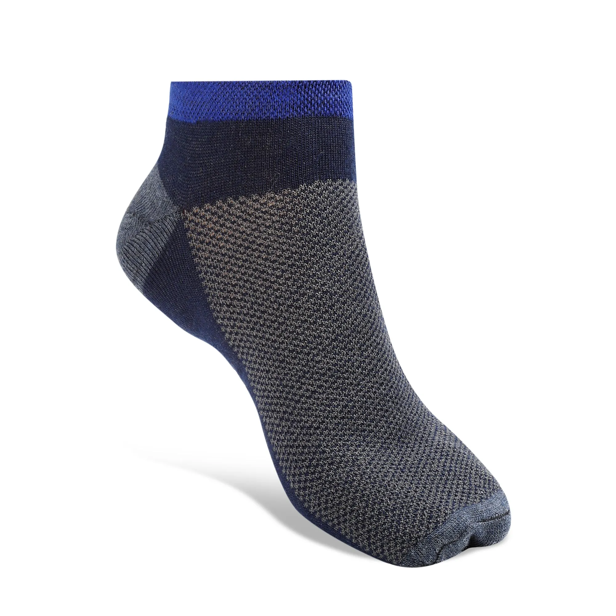 Texlon Men Low Ankle Sneaker Length Top net Spandex Casual Socks Pack of 5