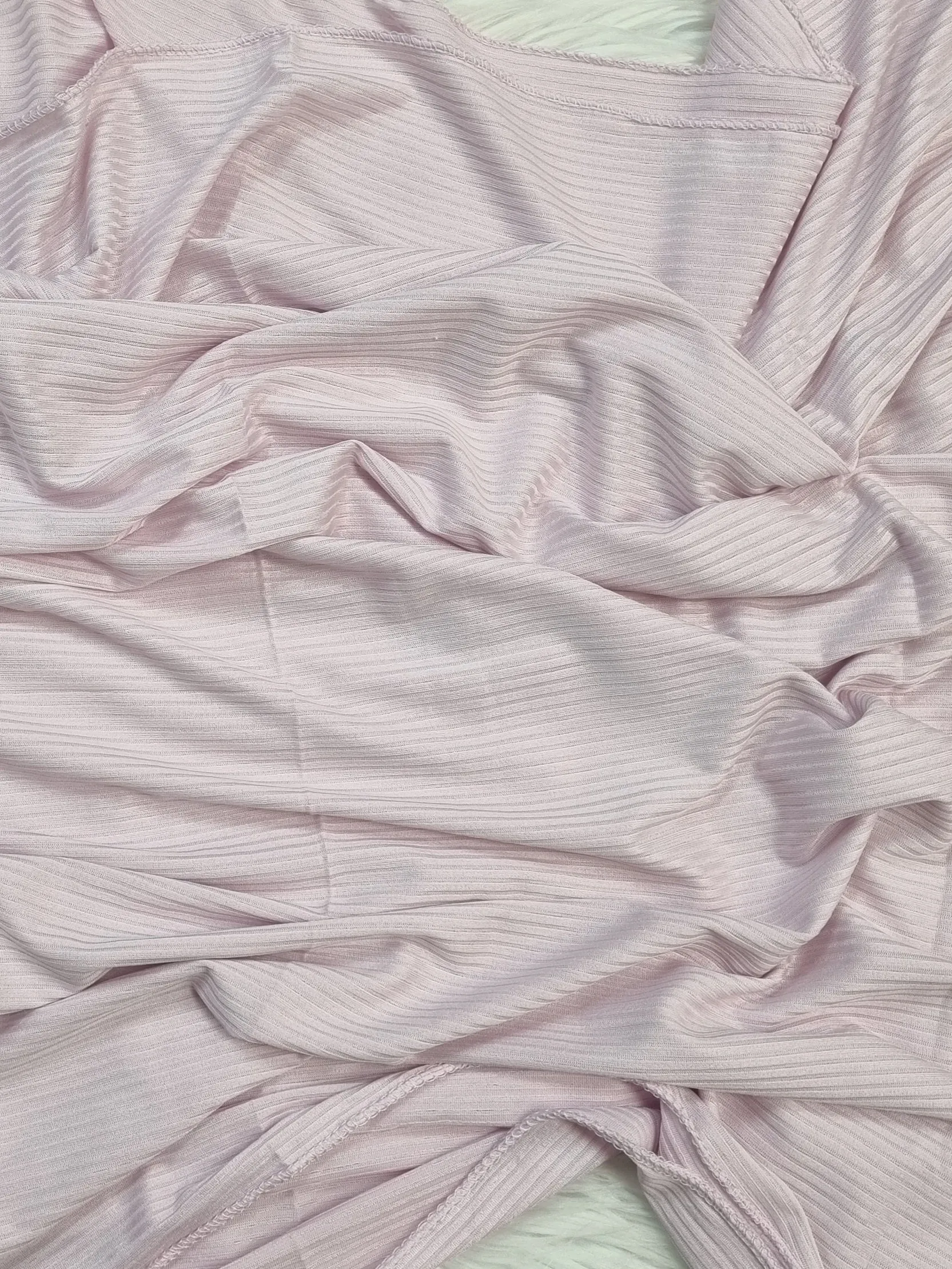 Thin Stripe Jersey - Lilac
