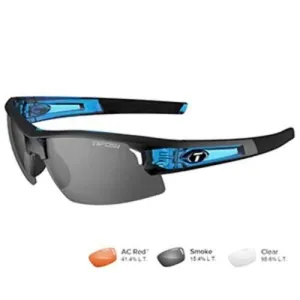 Tifosi Synapse Crystal Blue Sunglasses - Smoke/AC Red&trade;/Clear