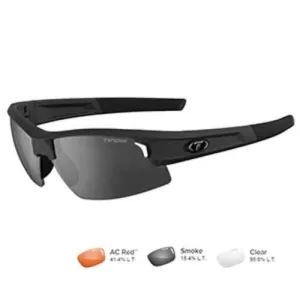 Tifosi Synapse Matte Black Sunglasses - Smoke/AC Red&trade;/Clear