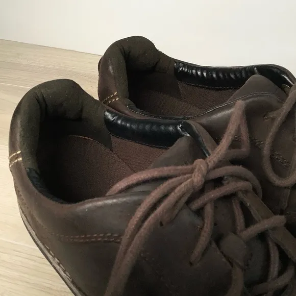 TIMBERLAND Men Leather Anti-Fatigue Shoe Brown Lace-up Oxford Casual Work Travel