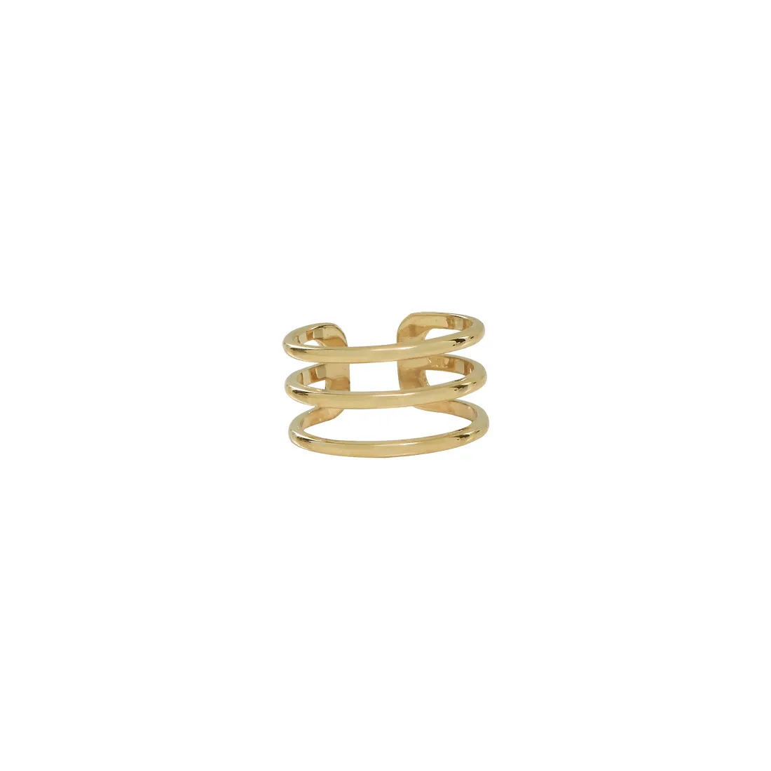 Triple Line Middle Ear Cuff