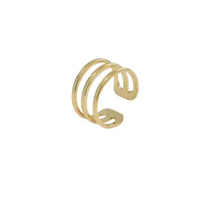 Triple Line Middle Ear Cuff