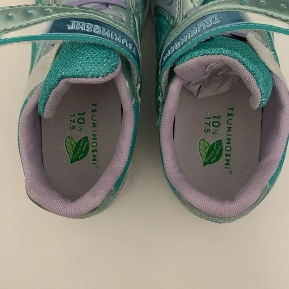 Tsukihoshi Glitz Sneakers Mint/Lavender 10.5 NIB