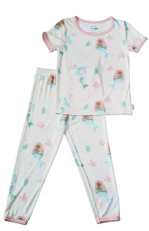 Two Peas Clothing Co Mermaids S/S Pajama Set