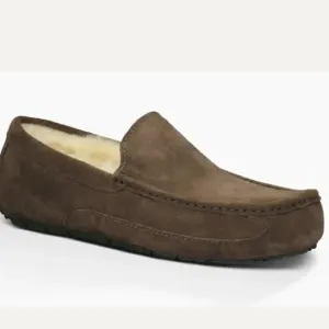 UGG Ascot Men's Brown Suede Slippers