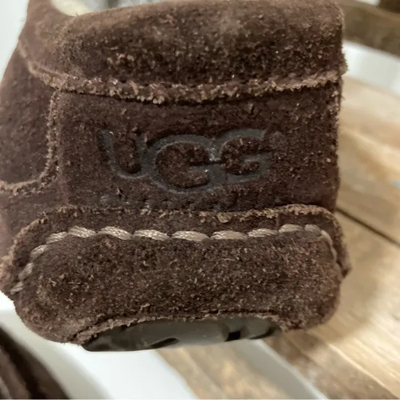 UGG Ascot Men's Brown Suede Slippers