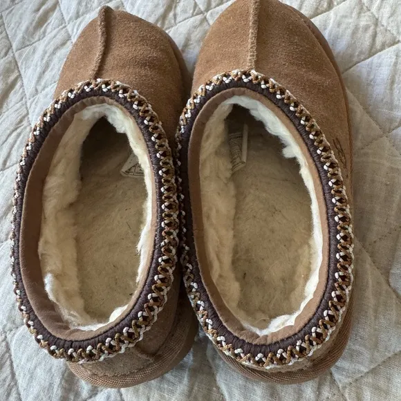UGG Brown Suede Slippers