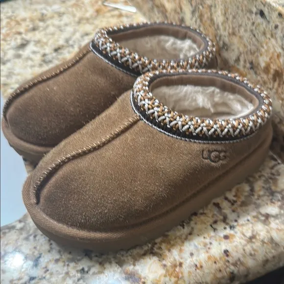 UGG Brown Suede Slippers