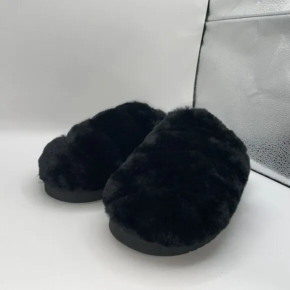 UGG Koolaburra Milo Women's Size 7 Slippers,‎ Black