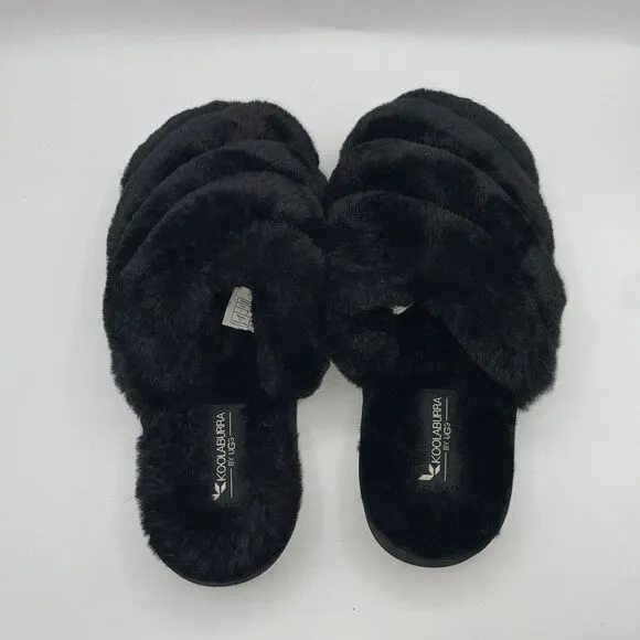 UGG Koolaburra Milo Women's Size 7 Slippers,‎ Black