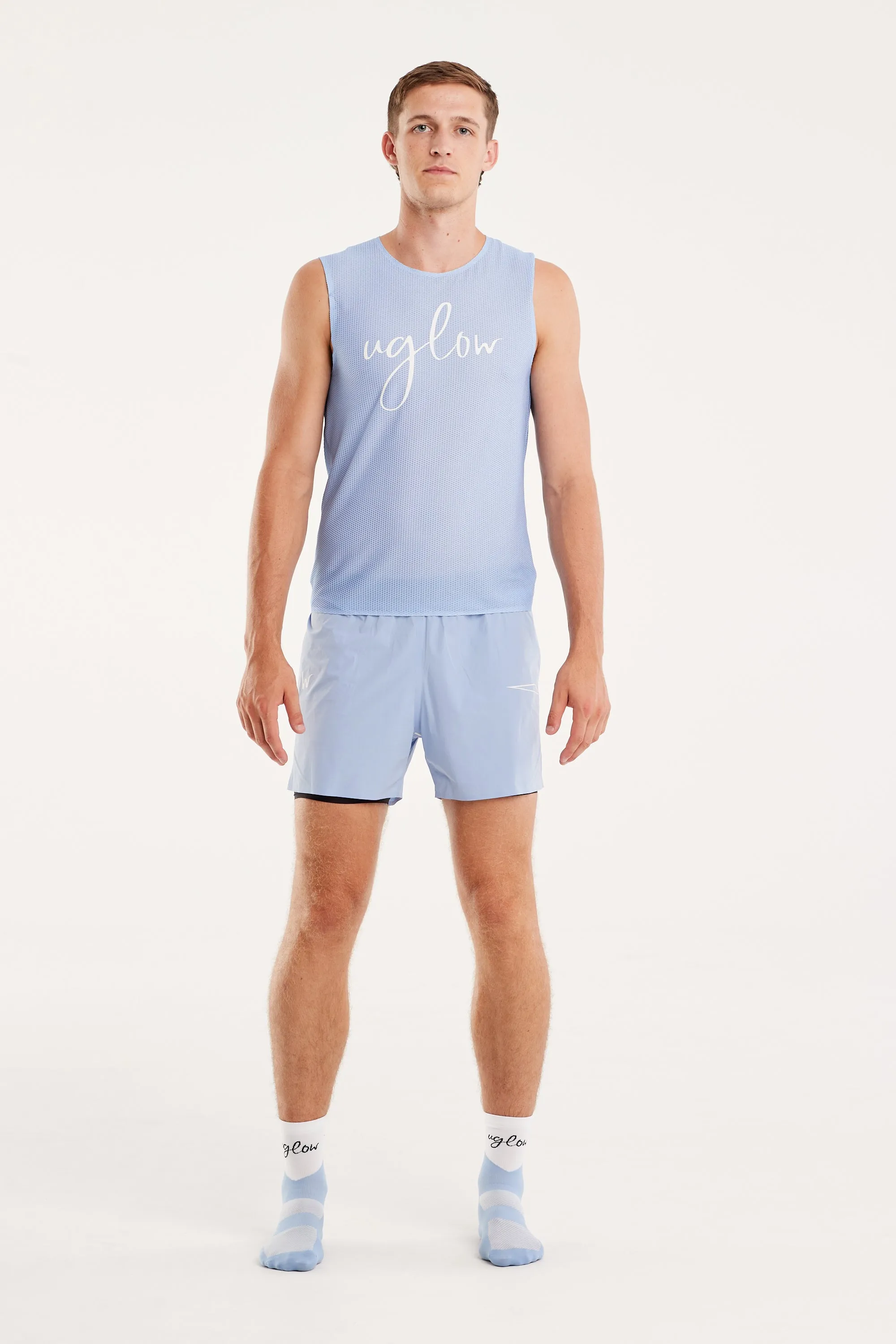 Uglow Men's Short 5 Elevate Micro Mesh SHOWME - Serenity