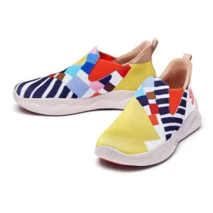 UIN Men's Sneakers Lightweight Walking Comfy Shoes (Piano Keys Mijas II)