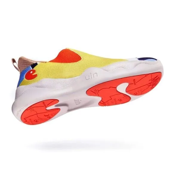 UIN Men's Sneakers Lightweight Walking Comfy Shoes (Piano Keys Mijas II)