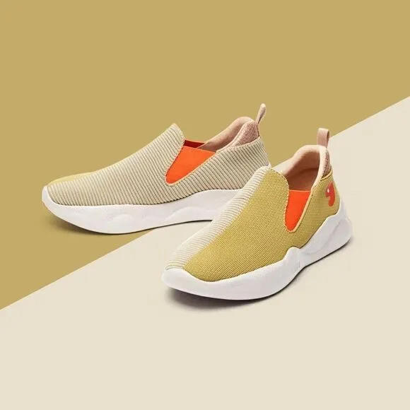 UIN Women's Sneakers Lightweight Walking Comfy Shoes (Oxford Tan Mijas II)