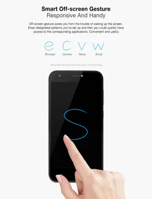 Ulefone S7 Pro Smartphone - 5.0 inch HD, Android 7.0,  MTK6580 Quad Core, 2GB RAM 16GB ROM, 13MP 5MP Dual Rear Cameras  - Black