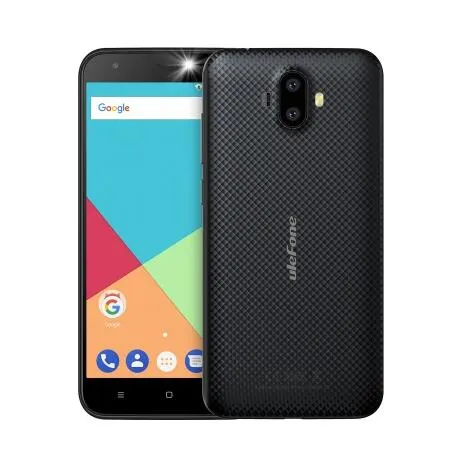 Ulefone S7 Pro Smartphone - 5.0 inch HD, Android 7.0,  MTK6580 Quad Core, 2GB RAM 16GB ROM, 13MP 5MP Dual Rear Cameras  - Black