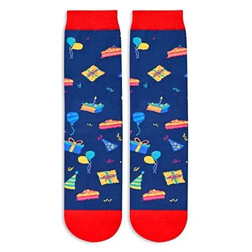 Unique 40th Birthday Gifts for 40 Year Old Men Women, Funny 40th Birthday Socks, Crazy Silly Gift Idea for Unisex Adult, Birthday Gift for Him and Her