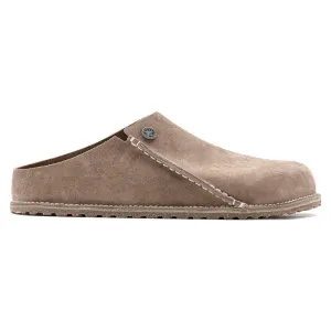 UNISEX BIRKENSTOCK ZERMATT PREMIUM SUEDE CLOG | GRAY TAUPE
