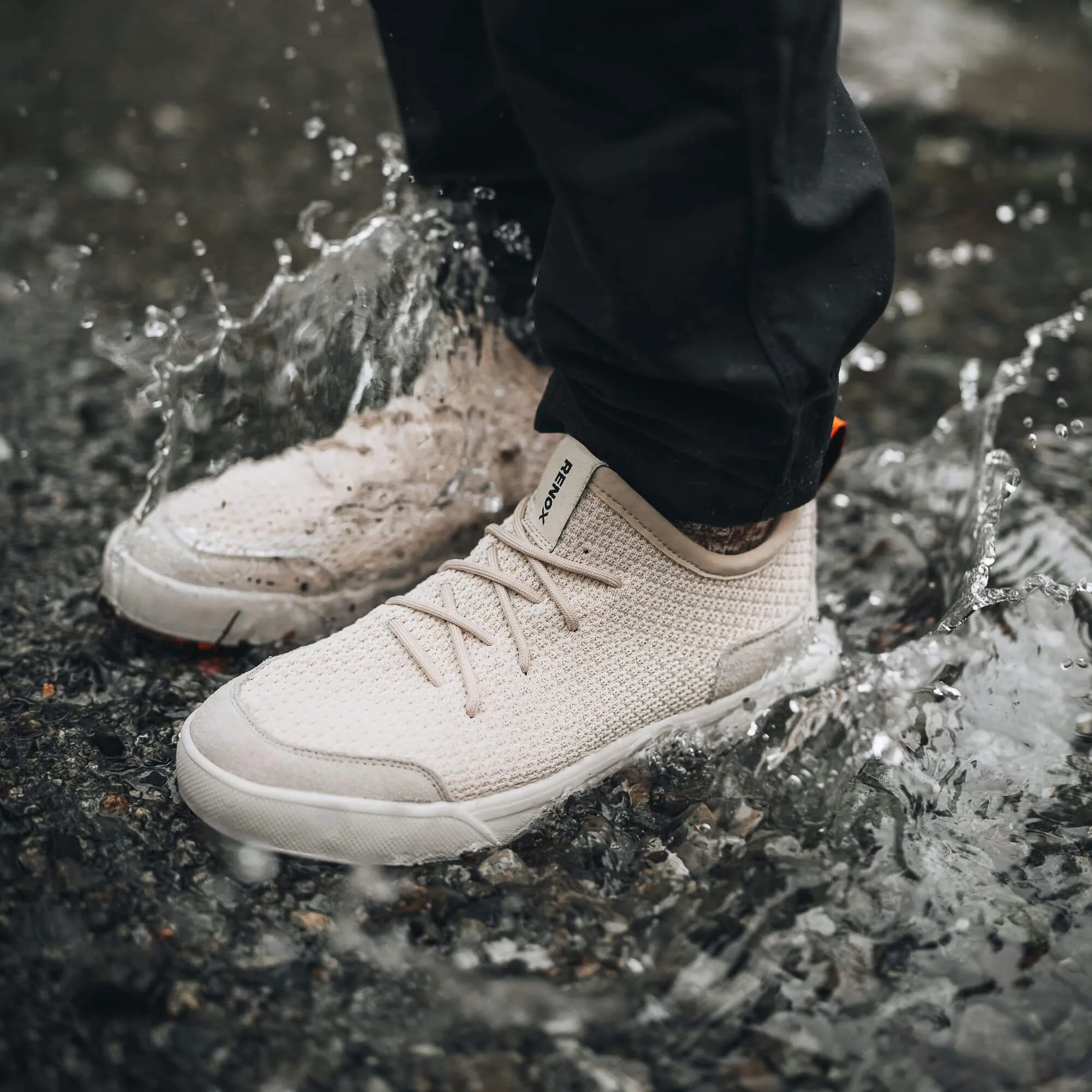 Unisex Cream Beige Versaknit Sneaker