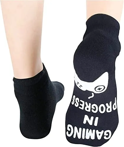Unisex Gamer Gifts, Novelty Gamer Socks, Gaming Socks for Game Lovers, Funny Gaming Gifts, Video Game Socks for Women Men Who Love Game