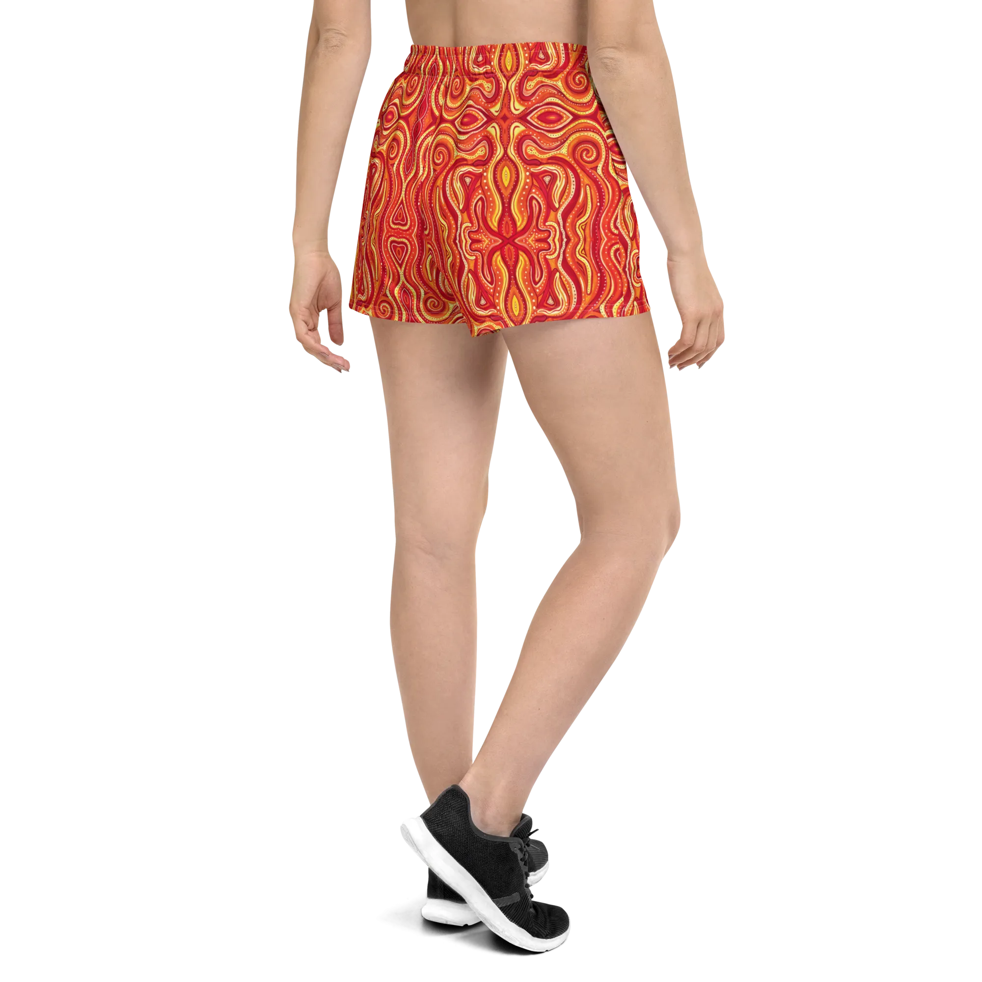 Unisex Running Shorts (Recycled Material)- "Ember" Design