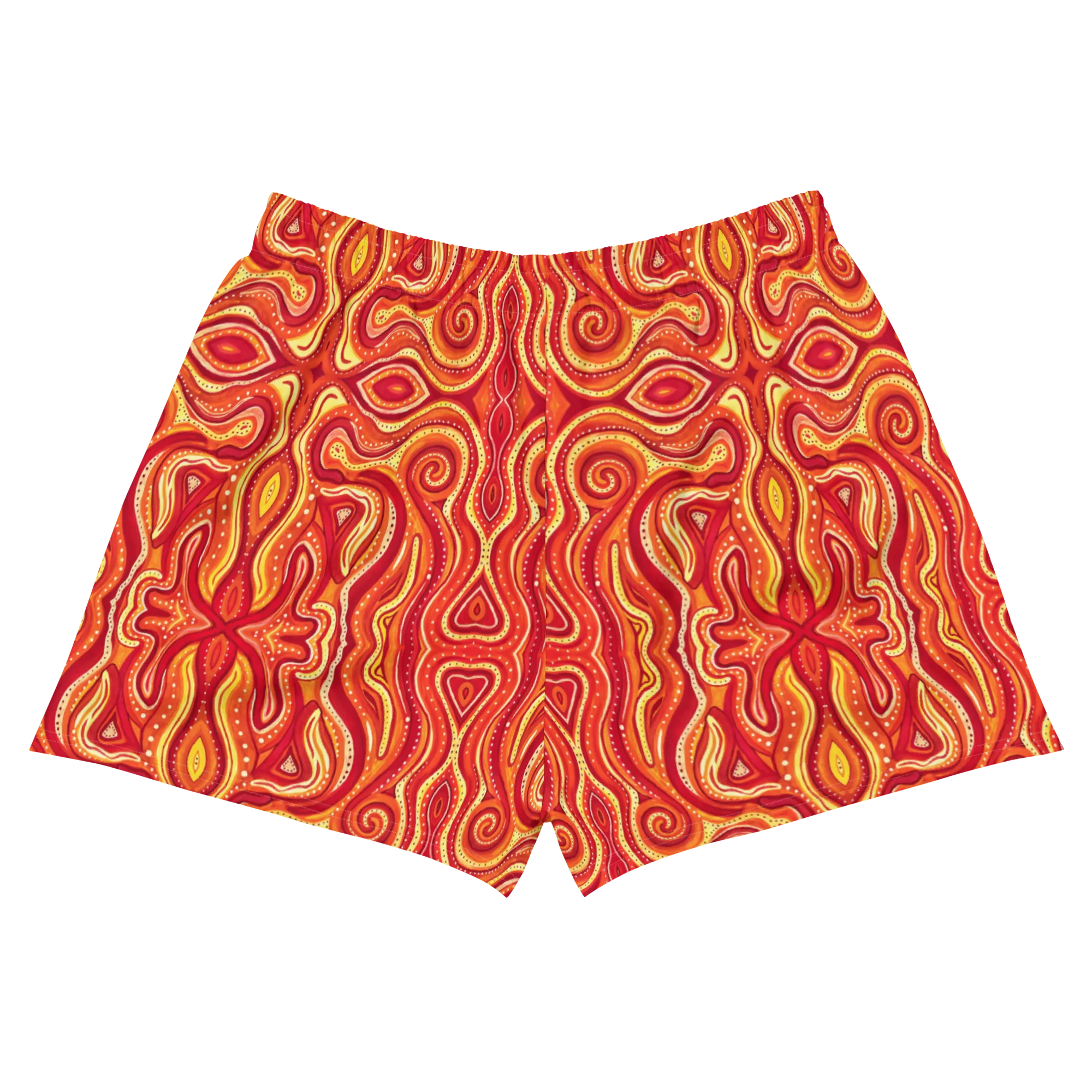 Unisex Running Shorts (Recycled Material)- "Ember" Design