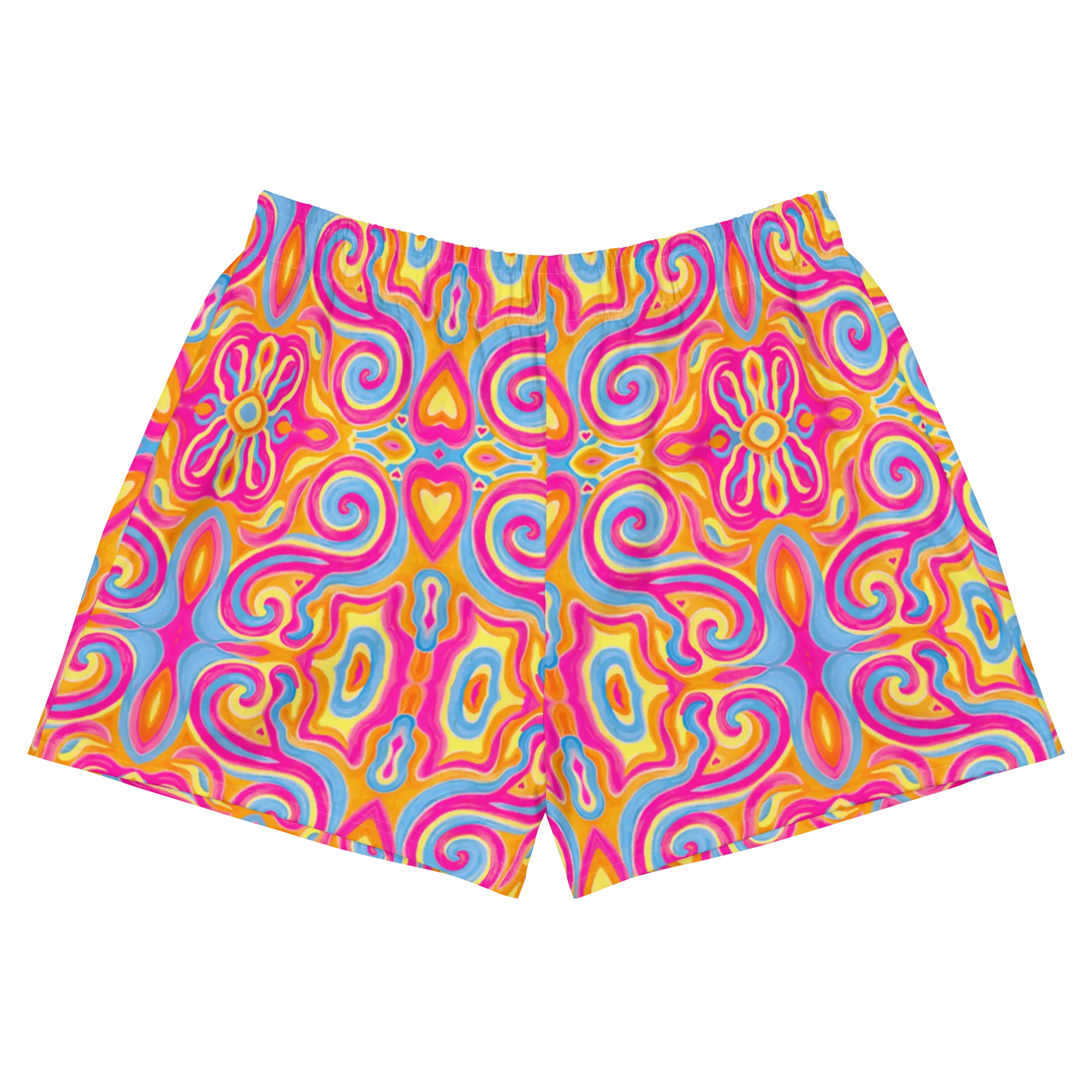 Unisex Running Shorts (Recycled Material)- "Magic Stamps" Design