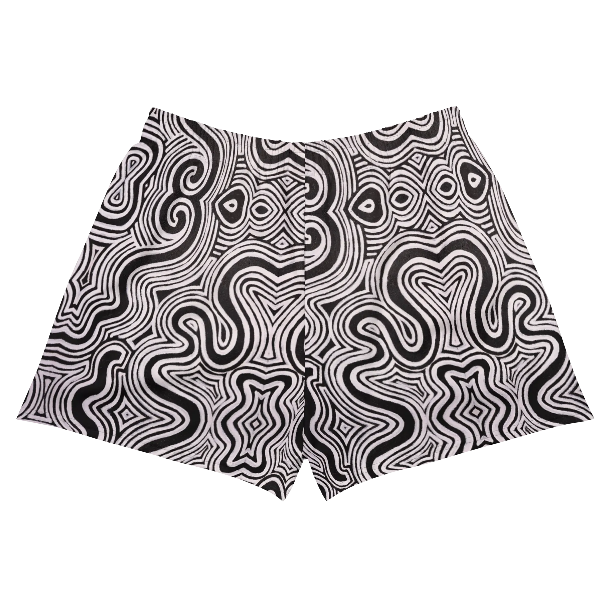 Unisex Running Shorts (Recycled Material)- "Record Player" Design