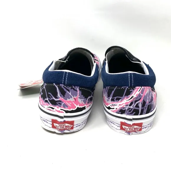 VANS Classic Slip On Zap Dress Blues Black Canvas Men Sneakers Skate VN000XG88NK