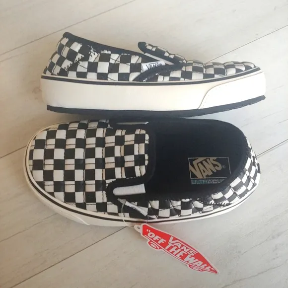 VANS NEW kids Checkerboard Slip-ER 2 Shoes