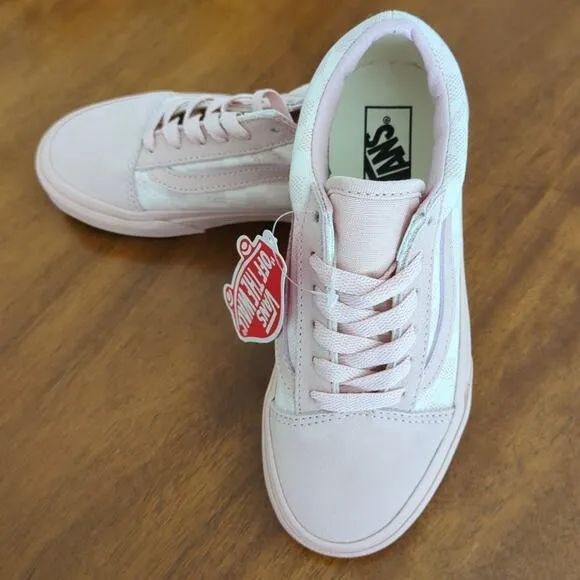 VANS Old Skool peach whip girls kids sneakers 2.5