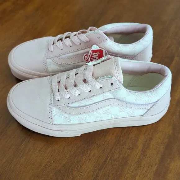 VANS Old Skool peach whip girls kids sneakers 2.5