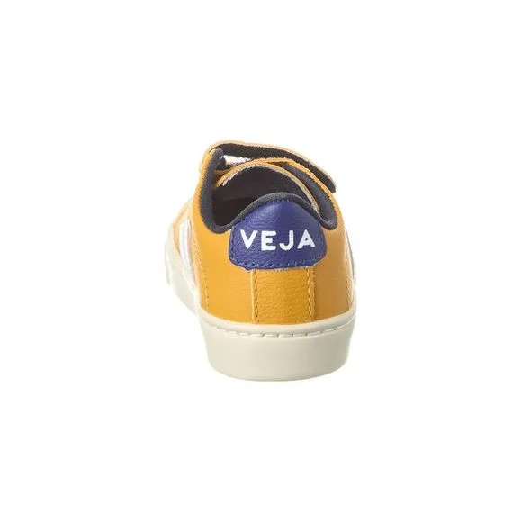 Veja Small Esplar Leather Sneaker, Yellow
