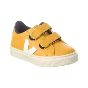 Veja Small Esplar Leather Sneaker, Yellow