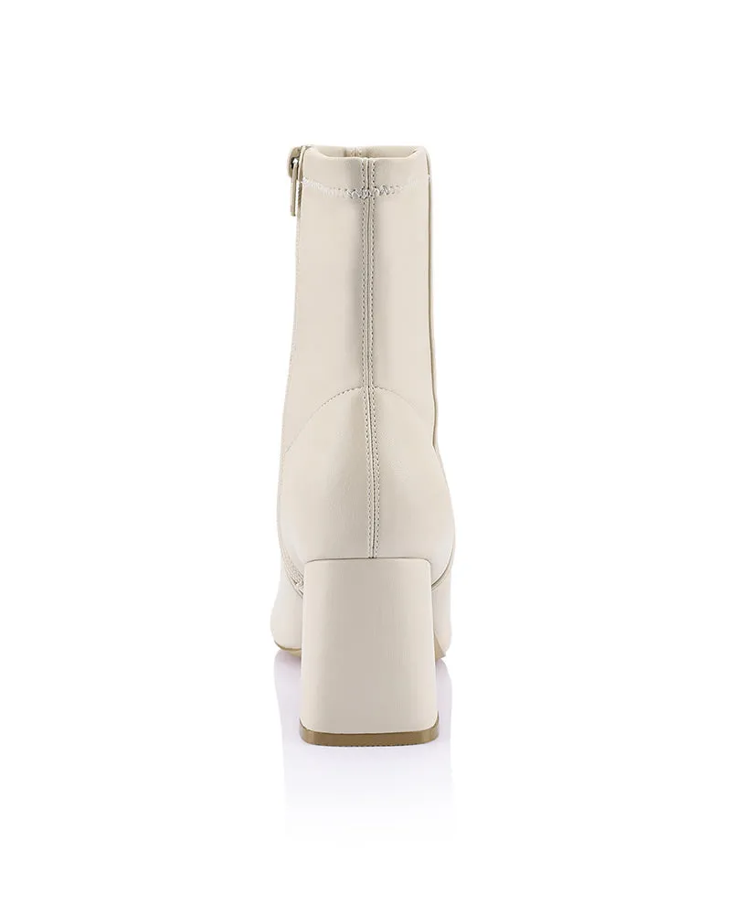 Verali Lizzo Stretch Ankle Boot Bone