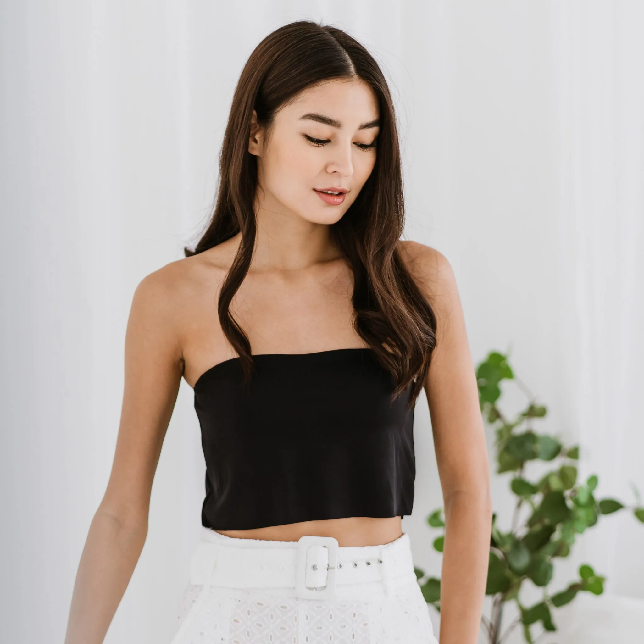 Versatile 3-in-1 Bra Top in Jet Black (Size S only)