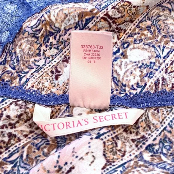 Victoria's Secret Floral Chemise Slip ~ Size Large