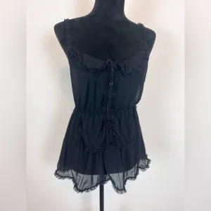 Victoria's Secret Sexy Little Things Mesh Maid Babydoll Slip Size Small