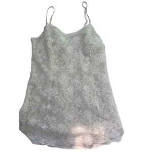 Victoria's secret sheer lace vintage gown gold lace cream white slip dress s p