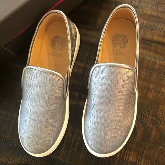 Vince Camuto Girl’s Silver Bestina Sneakers Shoes