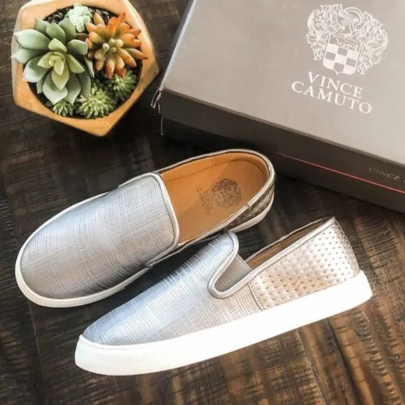 Vince Camuto Girl’s Silver Bestina Sneakers Shoes