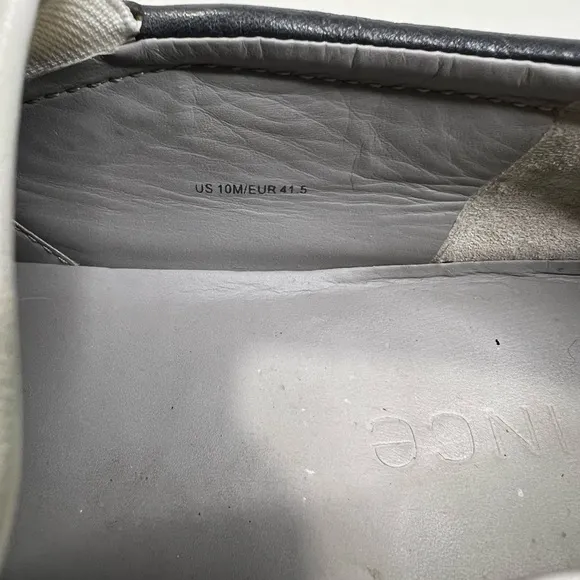 Vince Snakeskin Slip On Sneakers